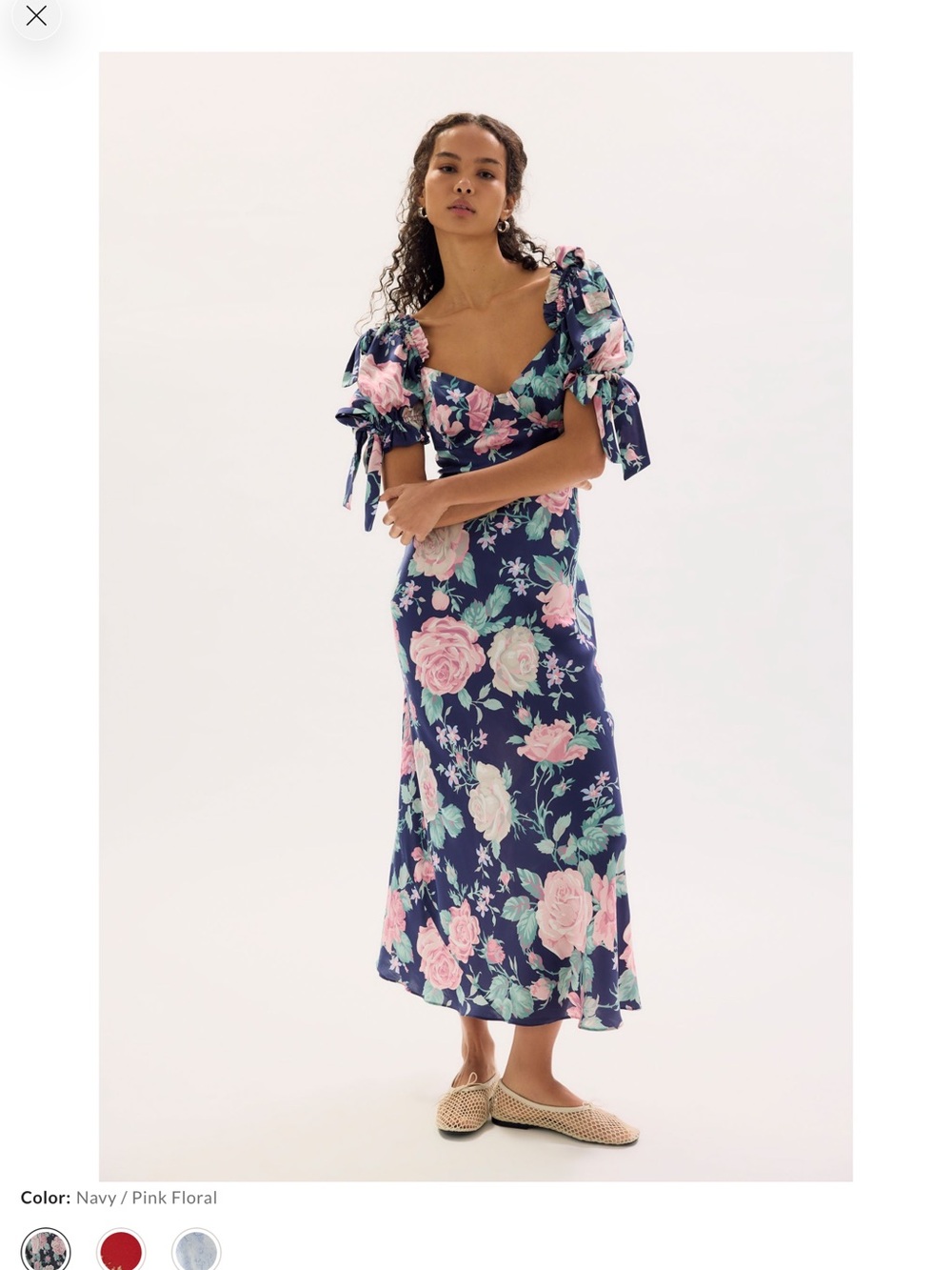 Selkie City poet slip dress new with tags.